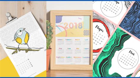 Calendar artwork inspiration