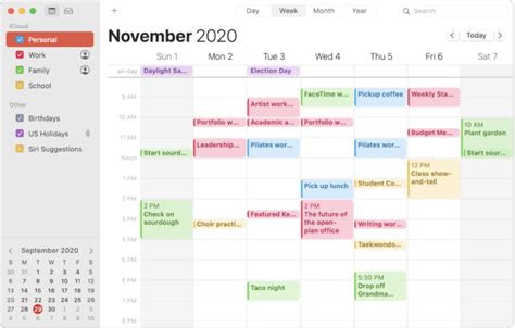 Calendar coordination software