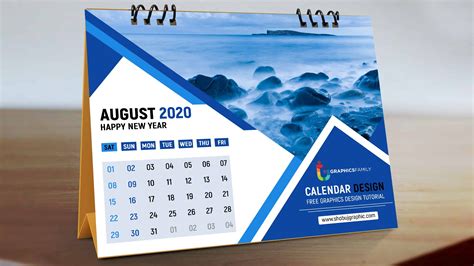 Various designs for printable calendars