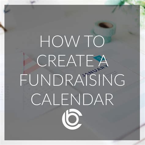 Tips for creating a successful calendar fundraiser