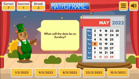 Calendar Games for Kids