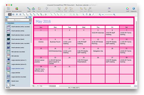 Calendar Guide for Business Professionals