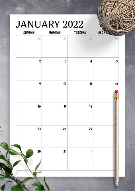 Using a Consistent Calendar Layout