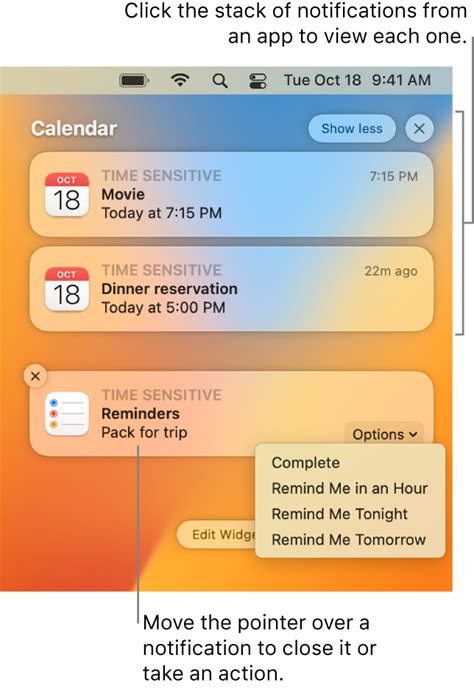 Notifications on Barnard Calendar