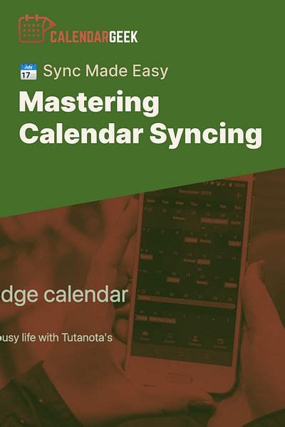 Calendar Sync Solutions