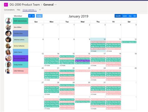 Calendars for Team Productivity