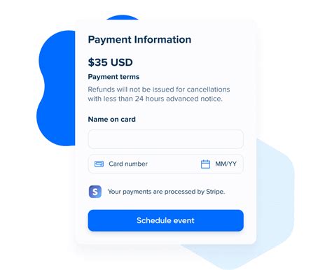 Description of Calendly Payment Processors