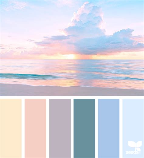 Calming color palette ideas for a peaceful ambiance