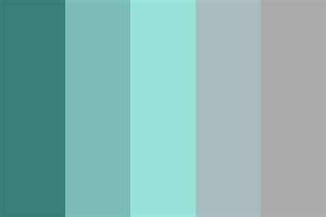 Calming Green Paint Color Palette 1