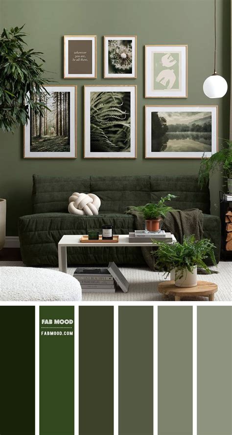 Calming Green Paint Color Palette 6