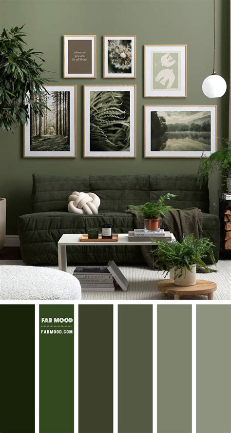 Calming Green Paint Color Palette 2