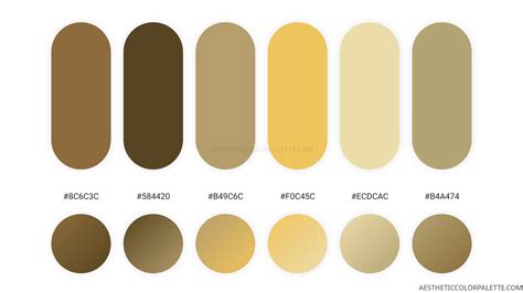 Camel Brown Beige Color Palette