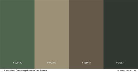 Camouflage color palette 6