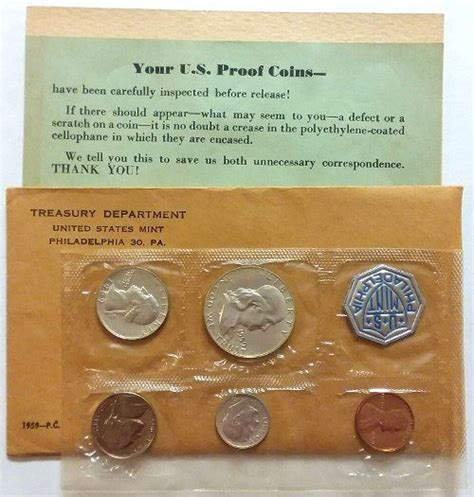 Canadian Proof Set 1959 coins