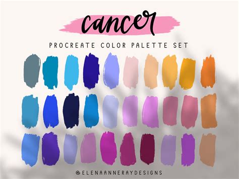 Cancer Color Palette