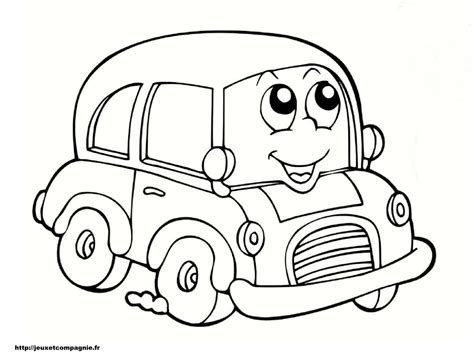 Car coloring page for kids