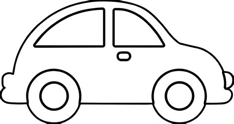 Car coloring page templates