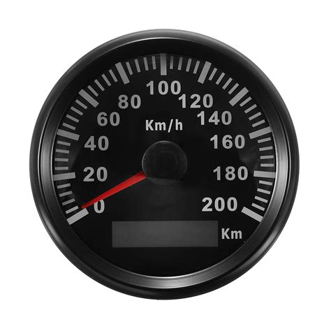 Car speedometer in miles per hour