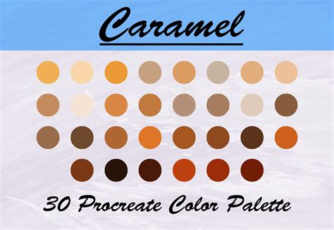 Caramel Color Palette 1