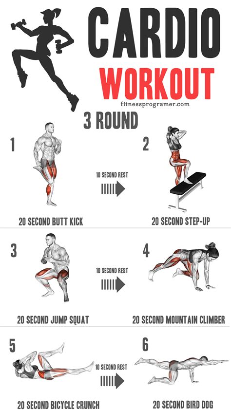 Cardio Workout with Punching Bag Stand Up