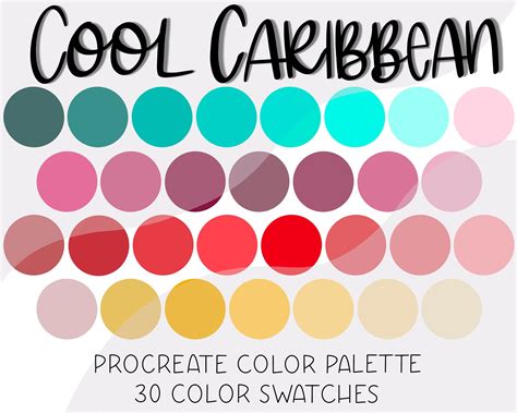 Caribbean Color Palette in Graphic Design