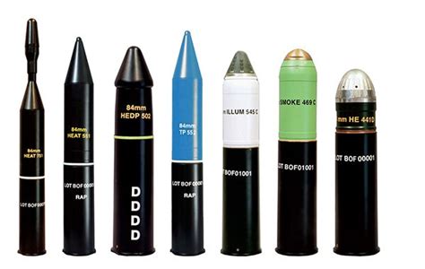 Carl Gustav 84mm Multi-Role Weapon System Ammunition Types