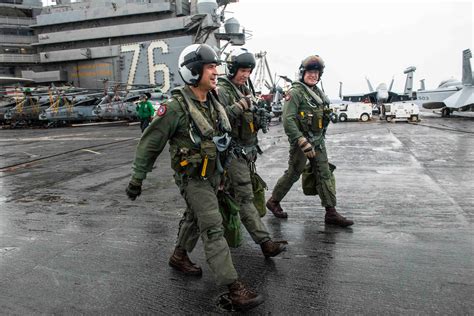 Crew of Carrier Air Wing Five