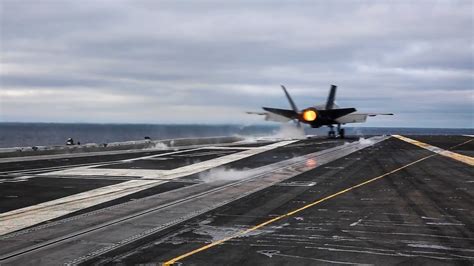 Top Gun pilots mastering carrier takeoff and landing