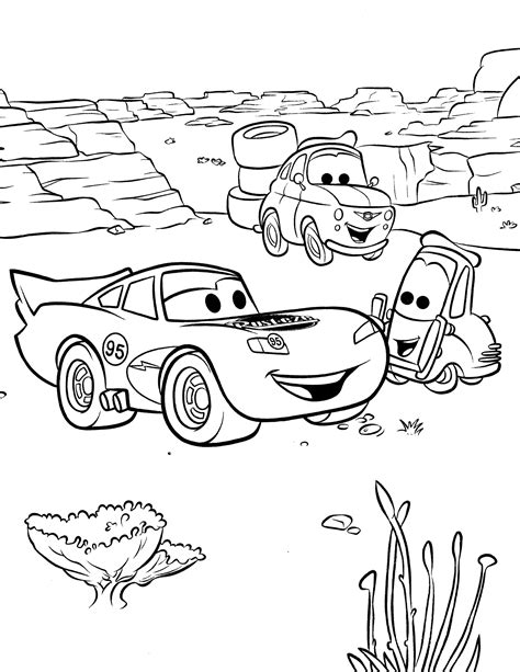 Cars 3 Coloring Page