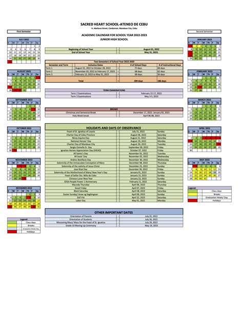 CBU Calendar Tips