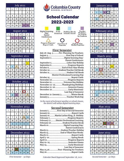 CCBOE School Calendar