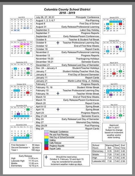 CCBOE School Calendar Benefits