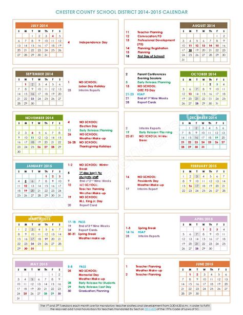 CCSD15 Calendar Image 1