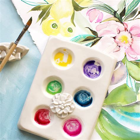 Ceramic Watercolor Palette Gallery 6