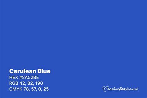 Cerulean Blue Color Palette