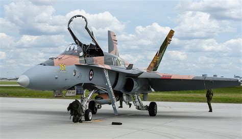 CF-188 Hornet on the ground