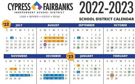 CFISD Calendar Image 1