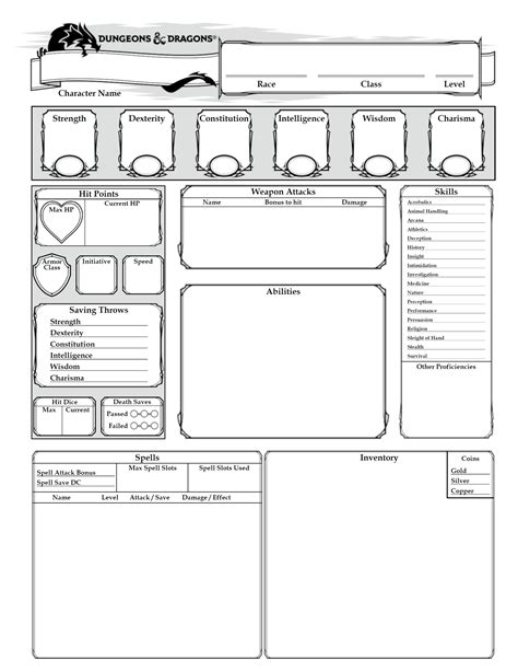 Character Sheet Examples