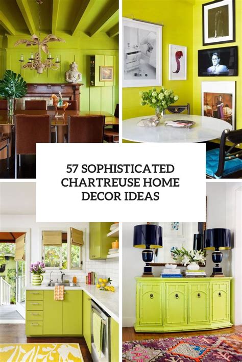 Chartreuse home decor inspiration