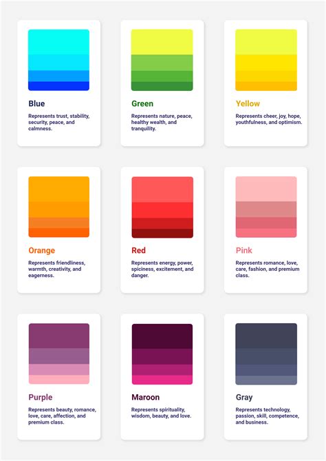 Cherry Color Palette Website Design