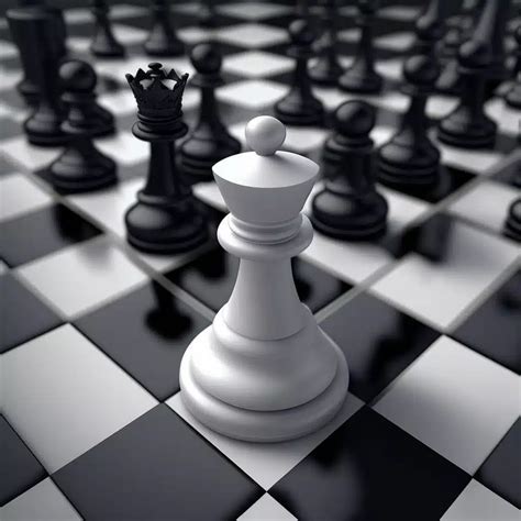 A chessboard with pieces in a middle-game position