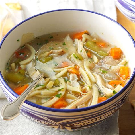 Chinese chicken soup with wontons