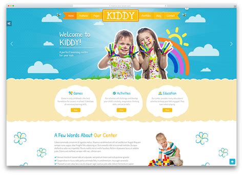 Children's Website Design