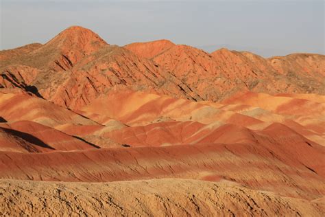 A desert landscape in China