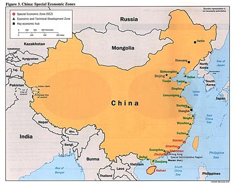 China's location in East Asia