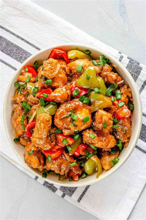 Chinese chicken recipe with vegetables