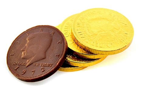 Chocolate coins for advent calendar