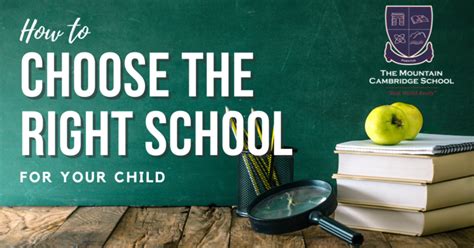 Choosing the Right School for Your Child