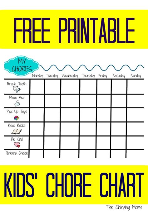 Chore Chart for Kids