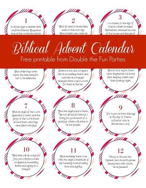 Christian Advent Calendar Ideas